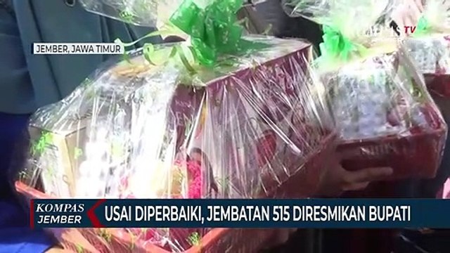 Bupati Jember Resmikan Jembatan 515 Penghubung Antar Desa