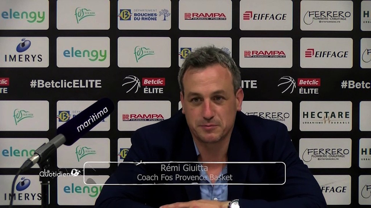 Au micro maritima: Rémi Giuitta avant Le Portel Fos Provence Basket