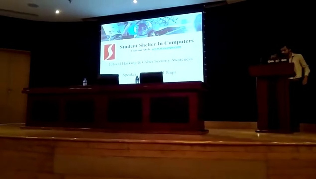 Abbas Shahid Baqir Managing Director Student Shelter In Computers Speaker PISA Pakistan Informtion Security Conference in Lahore