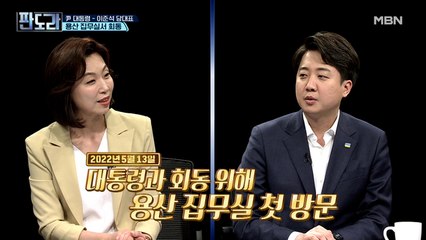 尹 대통령 -이준석 당 대표 용산 집무실서 회동?