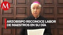 Solicita arzobispo de Monterrey atención socioemocional para docentes y estudiantes