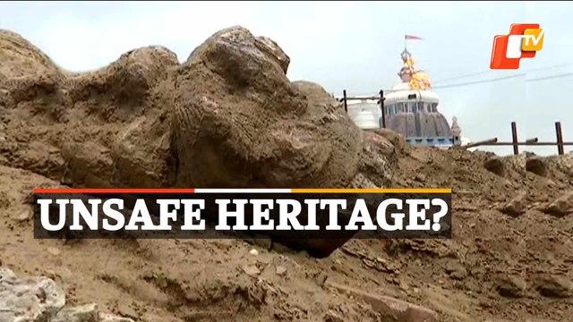 Ancient Sculpture Found ‘Damaged In Digging’ In Puri Srimandir Heritage Project