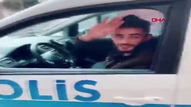 Polis otosuyla video çekti; sınır dışı edilecek