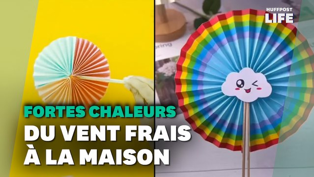Ce tutoriel éventail à faire chez soi vous rafraîchira pendant les fortes chaleurs
