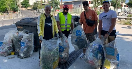 À Marseille, près de 200 jeunes se sont réunis pour ramasser les déchets dans la rue