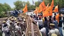 Hindu organizations took out rally, submitted memorandum