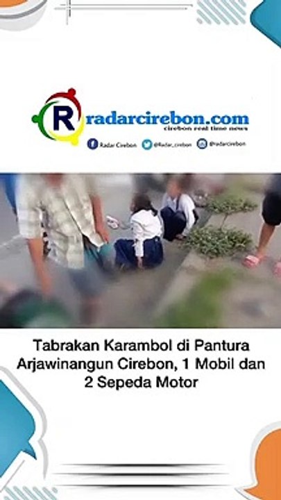 Berita terkini.Tabrakan beruntun di jalan pantura arjawinangun,