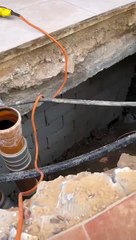 בולען ברחוב יולית עין סוף באילת