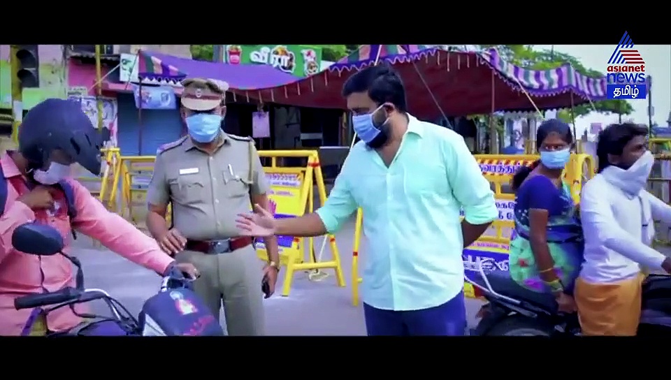 கொரோனா தடுப்புக்காக மதுரையில் ஒரு நாள் வாலண்டியராக பணியாற்றிய நடிகர் சசிகுமார்..! வீடியோ