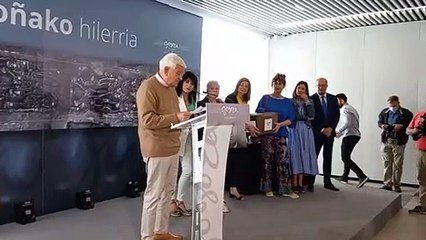 Ángel, hijo del gudari vasco Tomás Rubín, recibe los restos de su padre 85 años después de ser fusilado en la Guerra Civil