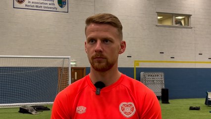 Hearts Stephen Kingsley talks ahead of the weekend Cup Final clash with Rangers