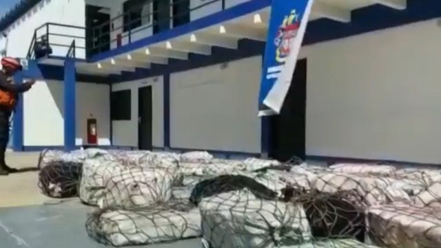 Autoridades lograron la incautación de 1.8 toneladas cocaína
