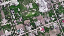 Drone footage shows widespread damage to Ukraine's Kherson region