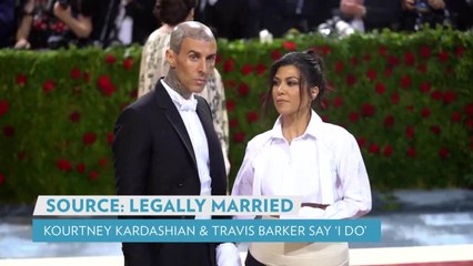 Kourtney Kardashian and Travis Barker Are Legally Married: Source