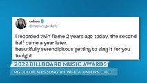 Machine Gun Kelly Dedicates Emotional BBMAs Performance to 'Wife' Megan Fox and Their 'Unborn Child'