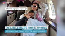 Family Night! Travis Scott and Kylie Jenner Bring Daughter Stormi to 2022 Billboard Music Awards