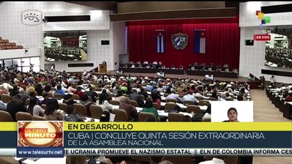 Presidente cubano afirma tener la responsabilidad social de sacar el país adelante