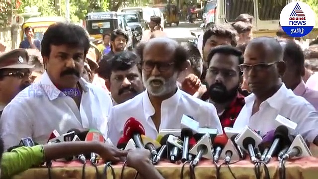 பாஜக அனுப்பி வைப்பதாக கிளம்பிய வதந்திக்கு...  முற்றுப்புள்ளி வைத்து உள்ள ரஜினி வீடியோ..!