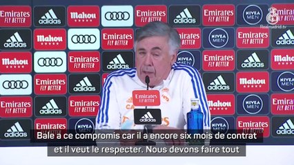Real Madrid - Ancelotti s'exprime sur l'épineux cas Bale