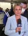 El susto de una reportera australiana durante una transmisión en vivo que se viralizó
