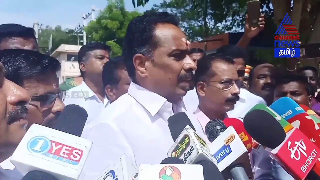 500 கன அடி தண்ணீர் திறப்பு..! போக்குவரத்து துறை அமைச்சர் விஜயபாஸ்கர் வீடியோ..