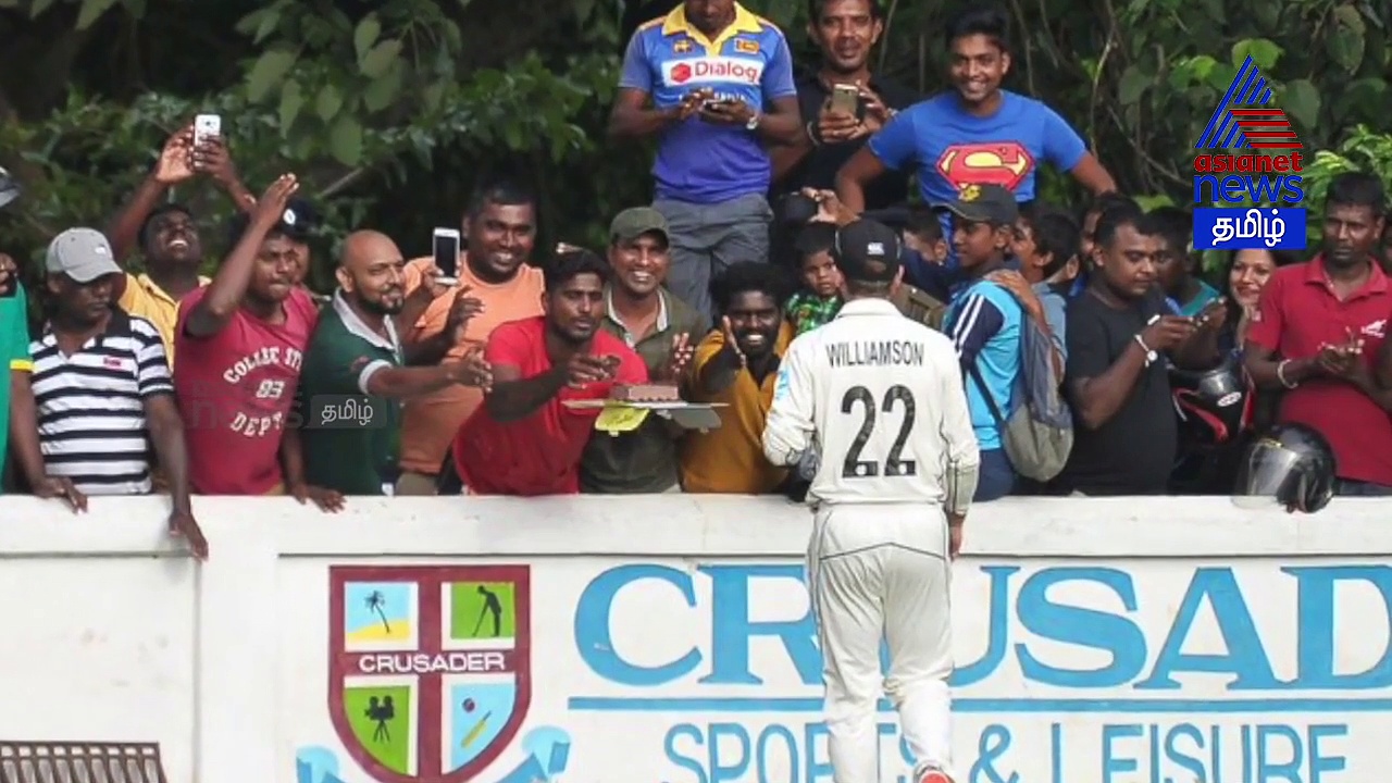 உலக ரசிகர்களின் இதயங்களில் குடியிருக்கும் நியூசிலாந்து கேப்டன்.. வில்லியம்சனின் பிறந்தநாளை கேக் வெட்டி கொண்டாடிய இலங்கை ரசிகர்கள்.. நெகிழ்ச்சி வீடியோ