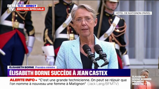 Tu as su conquérir le cœur des Français : l'hommage d'Élisabeth Borne à Jean Castex