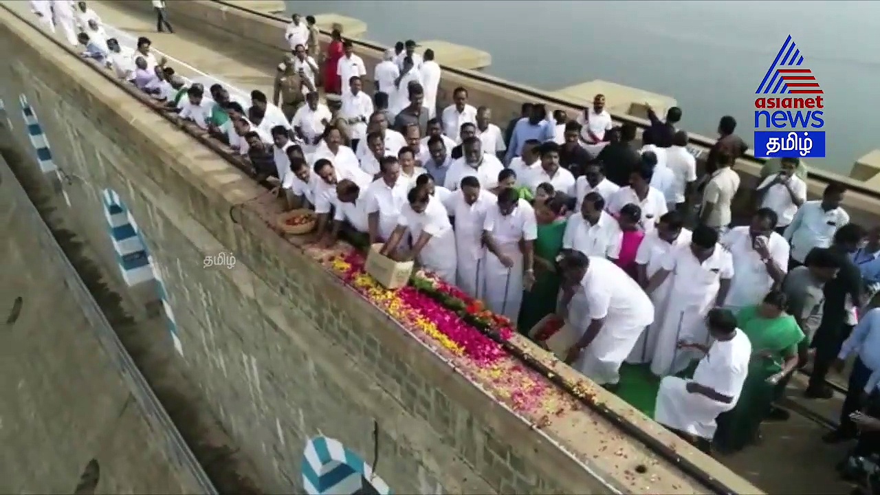 மேட்டூர் அணையை திறந்து வைத்தார் எடப்பாடி..! மக்களுக்கு வெள்ள அபாய எச்சரிக்கை..