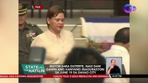 Mayor Sara Duterte, nais daw gawin ang kanyang inagurasyon sa June 19 sa Davao City | SONA