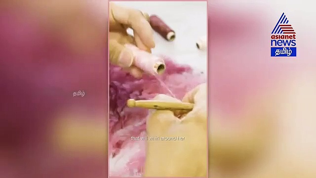 பிரியங்கா சோப்ரா உடை தயார் செய்ய இத்தனை ஆயிரம் மணி நேரமா..? வீடியோ உள்ளே..