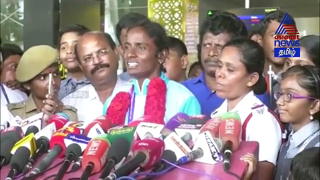 இந்தியாவிற்கே பெருமை சேர்த்த கோமதி..! வரவேற்க ஒரு அமைச்சர் கூட வரவில்லை வீடியோ..