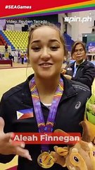 Aleah Finnegan thanks support in SEA Games