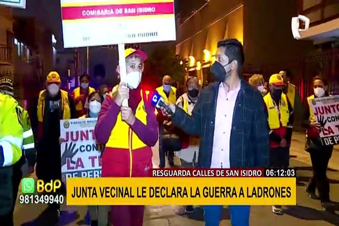 Alertan delitos por WhatsApp: San Isidro organiza junta vecinal para luchar contra la delincuencia