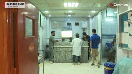 شاهد | طبقة سميكة من الغبار البرتقالي تغطي بغداد