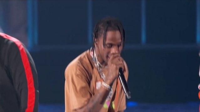 Kylie Jenner & Stormi Webster Support Travis Scott On Billboard Music Awards Carpet Before He Performs