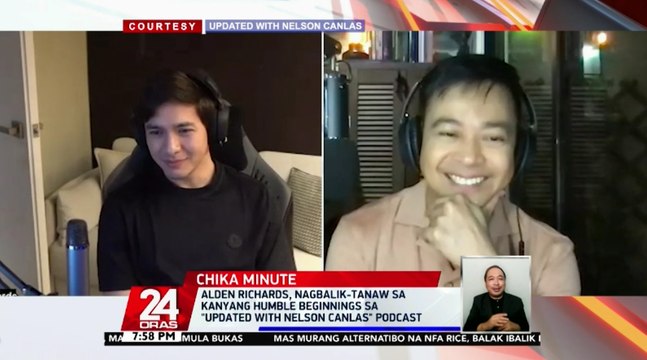 Alden Richards, nagbalik-tanaw sa kanyang humble beginnings sa Updated with Nelson Canlas podcast | 24 Oras