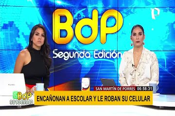 VMT: delincuente amenaza con un arma de fuego a menor para llevarse su celular