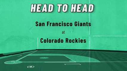 San Francisco Giants At Colorado Rockies: Moneyline, May 16, 2022