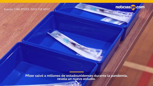 Un nuevo estudio respaldado por Pfizer dice que la vacuna puede haber evitado al menos 110,000 muertes el año pasado.