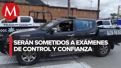 En Veracruz, policías municipales fueron desarmados y relevados de su cargo