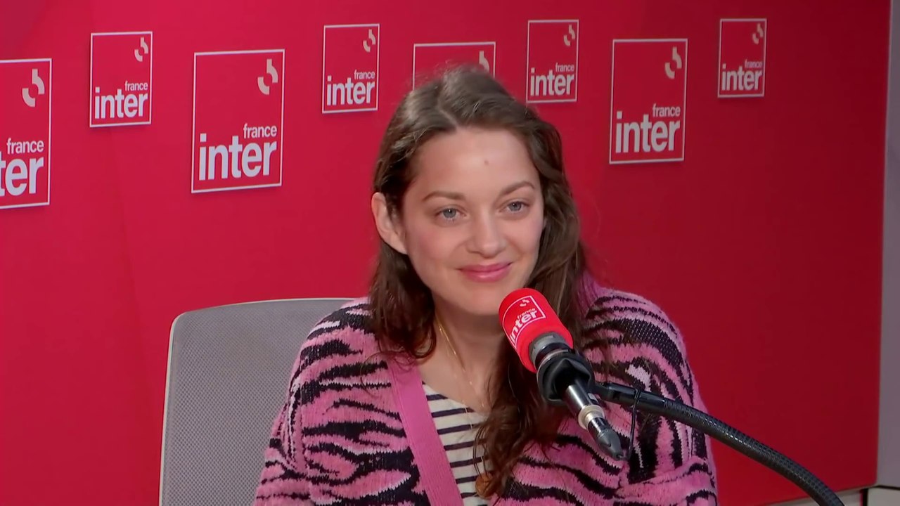 Marion Cotillard au micro de Léa Salamé