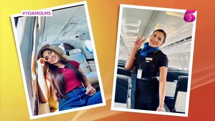 Indris Días, la azafata hondureña que está causando sensación en redes sociales