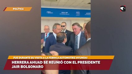 Herrera Ahuad se reunió con el presidente Jair Bolsonaro