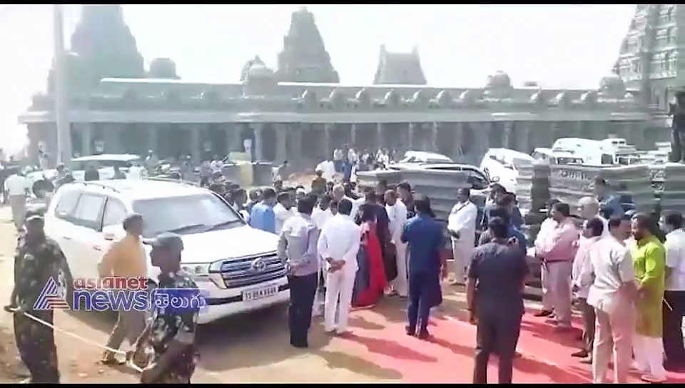 Video : యాదాద్రిలో కేసీఆర్...పనులను పరిశీలించిన సీఎం..