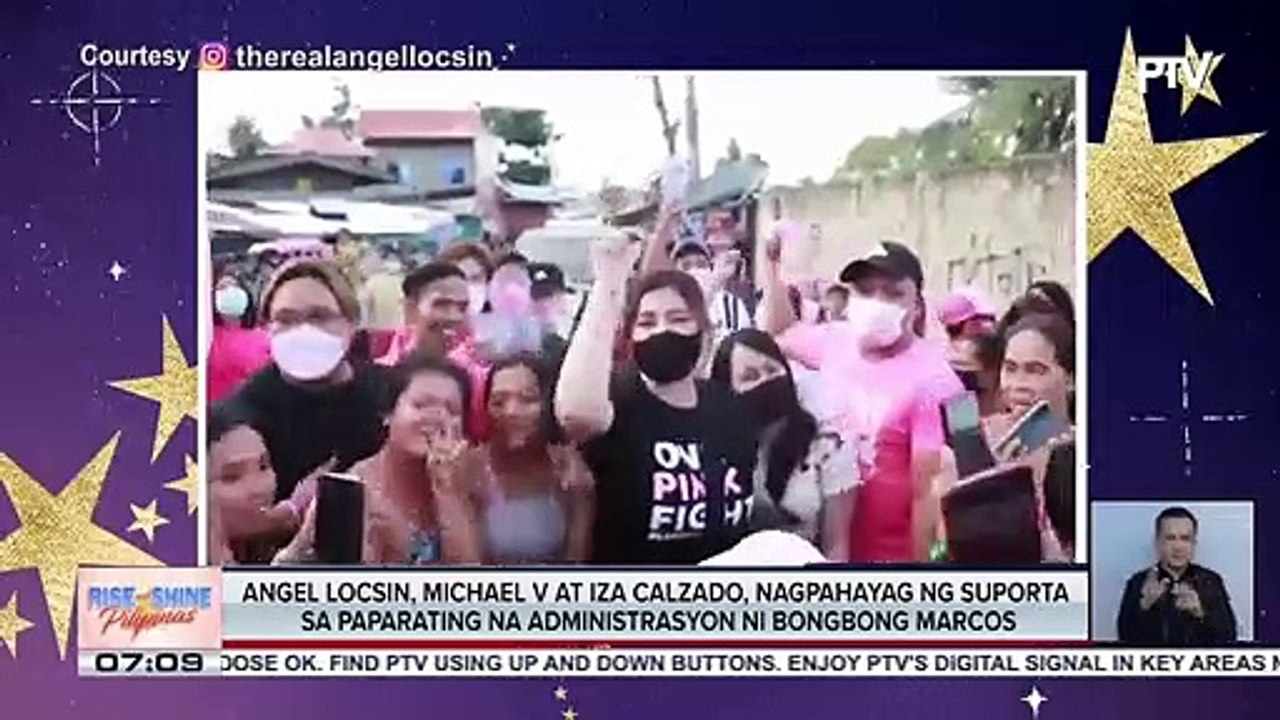 TALK BIZ | Angel Locsin, Michael V, at Iza Calzado, nagpahayag ng suporta sa paparating na administrasyon ni Bongbong Marcos