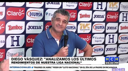 Diego Vásquez hace su primer convocatoria como técnico de la H