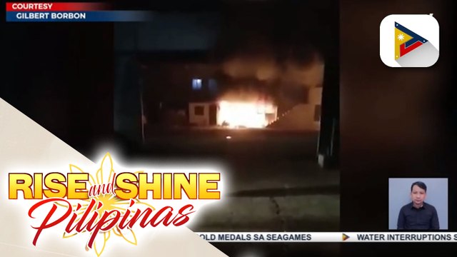 Isang bodega sa Brgy. San Bartolome, Novaliches, nasunog