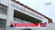 CHED Sports Day, inilunsad para ma-promote ang sports education values | UB