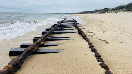 Ghost tracks uncovered by storms