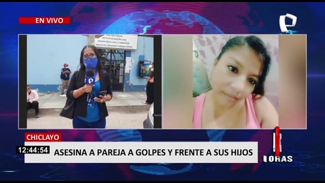 Horrendo crimen en Chiclayo: sujeto mata a su pareja a golpes frente a sus hijos